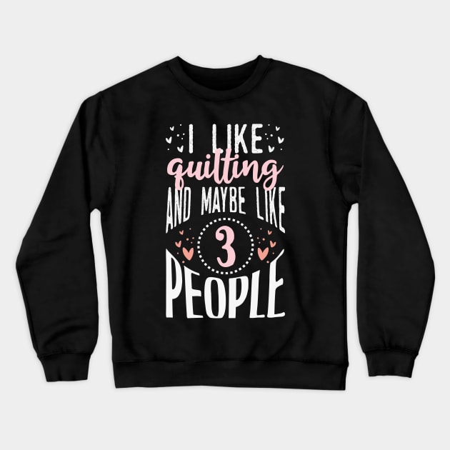 Quilting Crewneck Sweatshirt by Tesszero